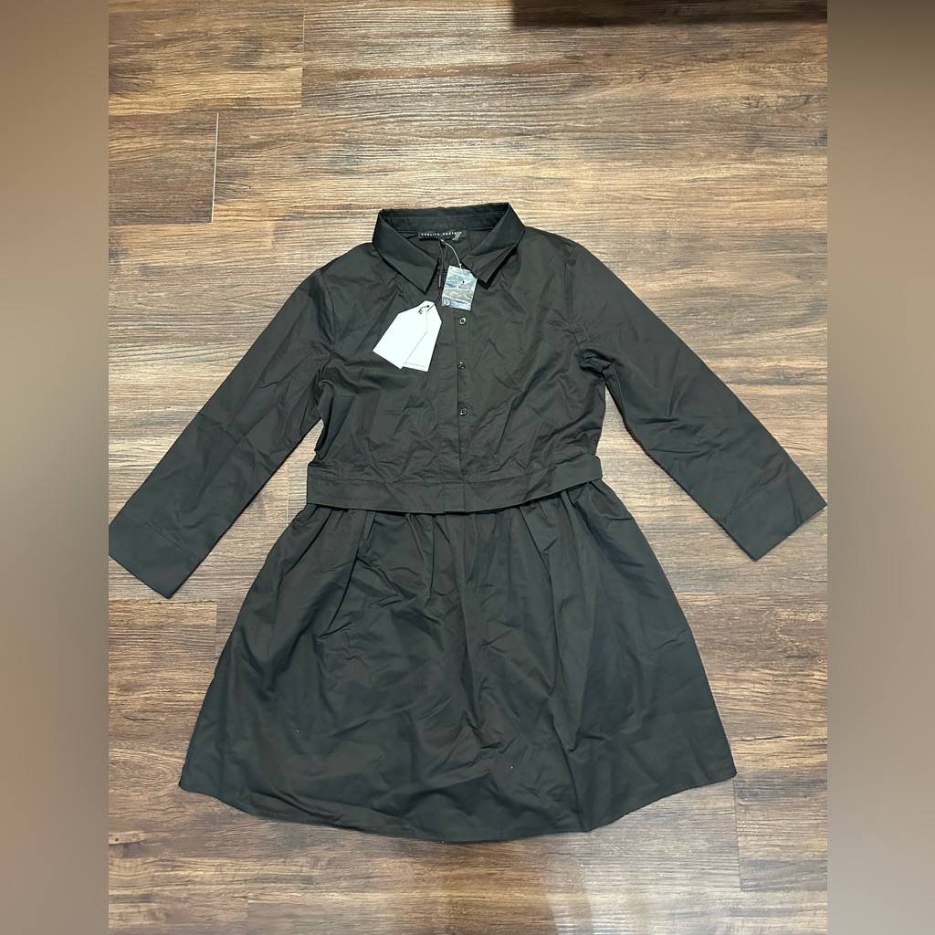 Nwt English Factory Shirt Mini Dress Women’s Xs